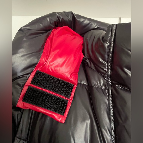 NEW!! Never worn, black midi bio-down winter coat from - Picture 14 of 16